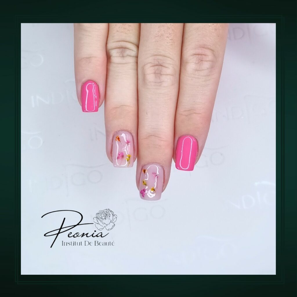 ongle gel peonia institut